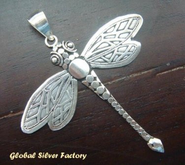 Sterling Silver Dragonfly Pendant SSP-105-KA