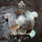 Sterling Silver & Brown Shell Pendant Brooch Combination BC-174-KT