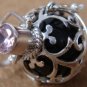 925 Silver Amethyst Harmony Ball Pendant 16mm HB-188-KT