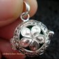 925 Silver Frangipani Harmony Ball Pendant HB-304-KT