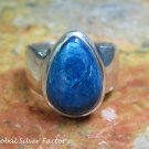 Silver and Chrysocolla Gemstone Ring RI-601-KT