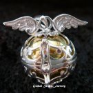 16mm Angel Wings Harmony Ball Pendant HB-318-KT