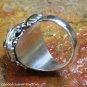 Sterling Silver & Blue Sapphire Cabochon Poison Ring LR-746-KA