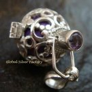 16mm Harmony Ball Pendant Amethyst Gemstone HB-328-KT