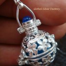 16mm Frangipani Harmony Ball With Blue Agate HB-330-KT
