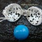16mm Frangipani Harmony Ball With Blue Agate HB-330-KT