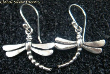 Petite 925 Silver Dragonfly Earrings SE-219-KT
