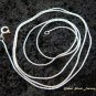 Sterling Silver 55cm Snake Beading Chain SCC-133-PS