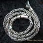 Sterling Silver 19.5 Inch and 5MM Borobudur Necklace SCC-148-PS