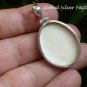Silver and Carved Bone Tribal Flower Pendant BP-177-KT