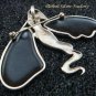 Large 925 Silver Fairy Angel Paua Shell Pendant Brooch BC-175-PS