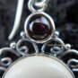 925 Silver Garnet Goddess Earrings GDE-773-NY