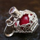 Silver 15mm Harmony Ball/Pregnancy Ball Pendant w/Amethyst HB-350-KT