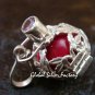 Silver 15mm Harmony Ball/Pregnancy Ball Pendant w/Amethyst HB-350-KT