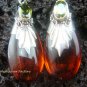 925 Silver Amber & Peridot Earrings SJ-170-KA