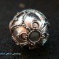 Silver Leaf Design 12mm Chime Ball Pendant CH-324-KT