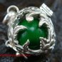Green Flower Leaf Harmony Ball Pendant HB-323-KT