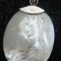 Sterling Silver White Shell Pendant SSP-153-PS