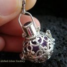 925 Sterling Silver 18 MM Harmony Ball Pendant HB-294-KT