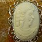 Sterling Silver Lady Cameo Pendant BP-174-KA