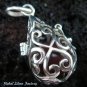 925 Silver Heart Design Harmony Ball HB-283-KT