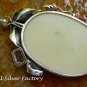 Silver and Blue Topaz Lady Cameo Pendant BP-179-KT