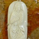 Sterling Silver Carved Kwan Yin Pendant BP-180-KA