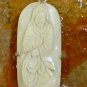 Sterling Silver Carved Kwan Yin Pendant BP-180-KA