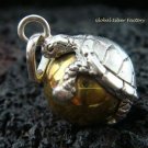 925 Silver Turtle Chime Ball Pendant 14mm CH-184-KT