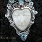 Sterling Silver & Mixed Gems Goddess Pendant GDP-868-PS