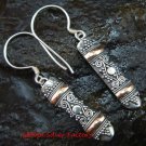 925 Silver & 22kt Gold Plated Earrings GPE-116-KT