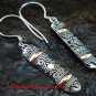 925 Silver & 22kt Gold Plated Earrings GPE-116-KT