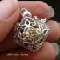 925 Silver Square Harmony Chime Ball Pendant HB-126a-KT