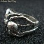 Sterling Silver Spider Charm Design Ring SR-190-KT