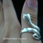 Slinky 925 Sterling Silver Wrap Around Snake Ring SR-189-NY