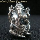 Chunky 925 Sterling Silver Hindu Elephant Ganesh Ring SR-187-PS