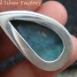 Sterling Silver Genuine Larimar Pendant SP-727-KT