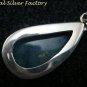 Sterling Silver Genuine Larimar Pendant SP-727-KT