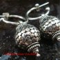 Sterling Silver Heavy Circle Design Hoop Earrings SE-199-KT