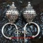 Sterling Silver Heavy Circle Design Hoop Earrings SE-199-KT