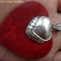 Sterling Silver Love Heart Coral Pendant SP-693-PS