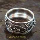 Sterling Silver Balinese Ring SR-131-KT