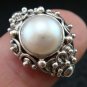 Sterling Silver Freshwater Pearl Ring RI-415-NY