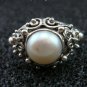 Sterling Silver Freshwater Pearl Ring RI-415-NY