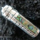 Sterling Silver Paua Abalone Shell Perfume Pendant PP-101-KT