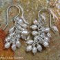 Natural South Sea Pearl Cluster Dangle Earrings ER-842-NY