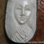 Silver Carved Lady and Bear Pendant BP-209-KA