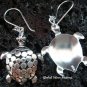 Sterling Silver Turtle Earrings SE-163-KT