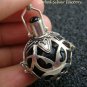 22mm 925 Silver Harmony Ball/ Pregnancy Ball Pendant w/ Gem HB-373-KT