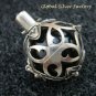 22mm 925 Silver Harmony Ball/ Pregnancy Ball Pendant w/ Gem HB-373-KT
